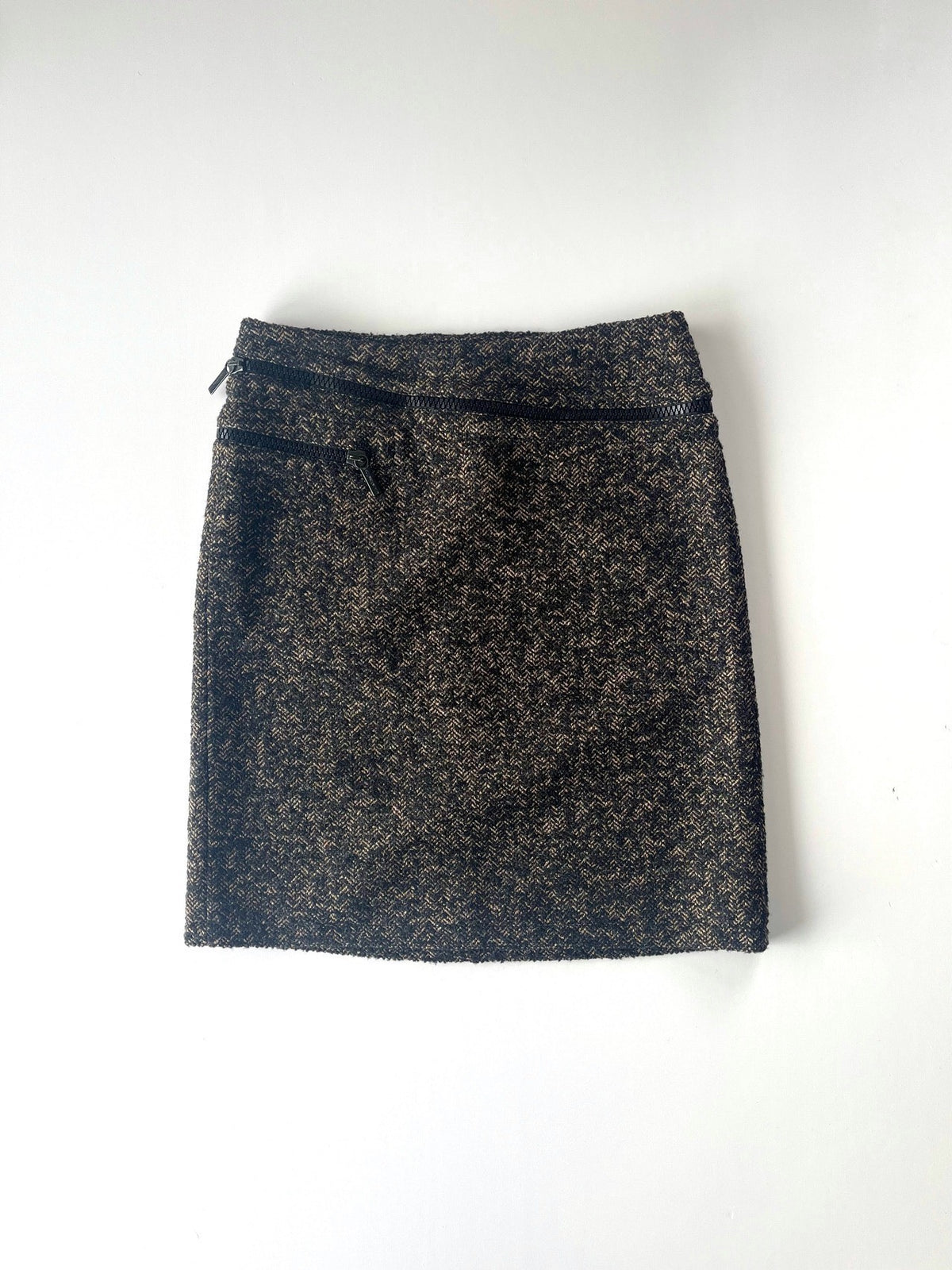 Dirk Bikkembergs Zip-Up Knit Skirt