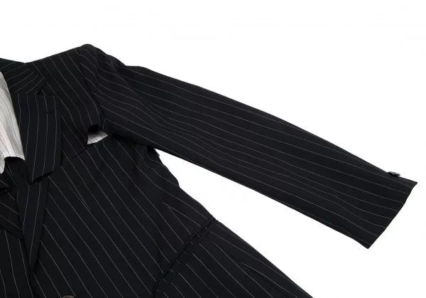 Jean Paul Gaultier Vintage Striped Deconstructed Blazer