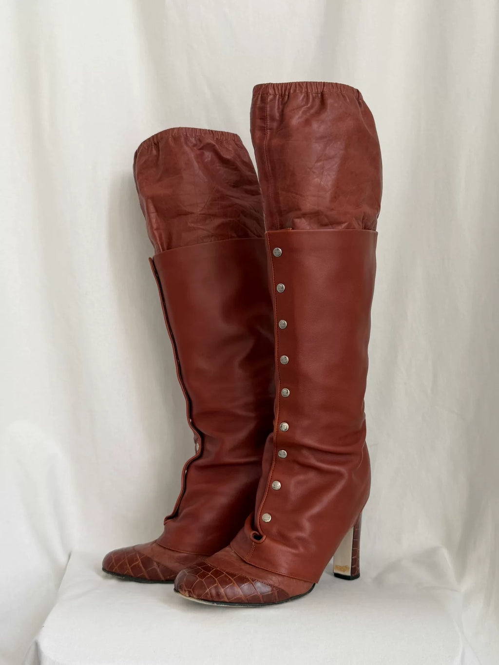 Chanel Brown Boots