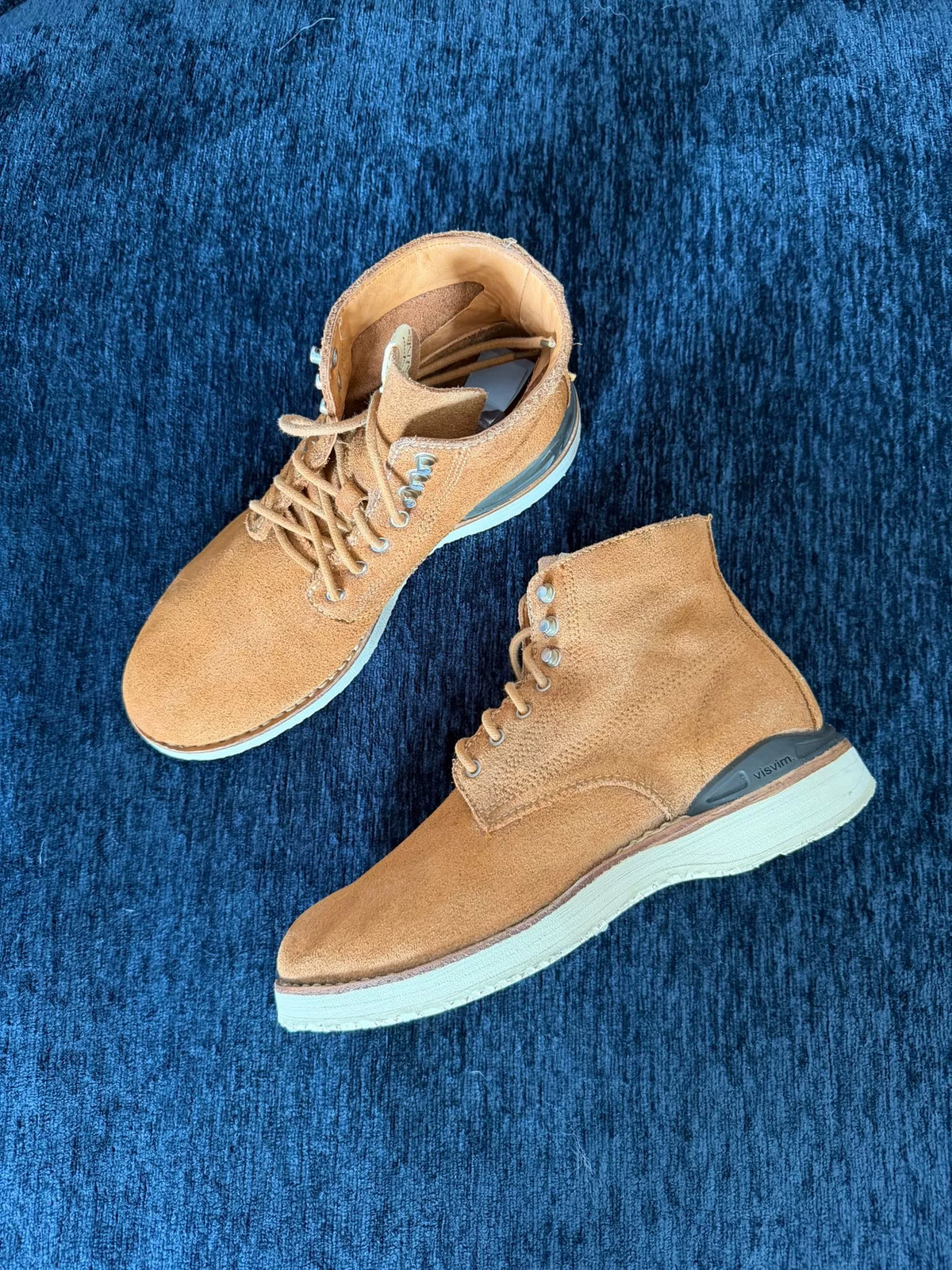 visvim SS20 Suede Virgil Boots-Folk Boots