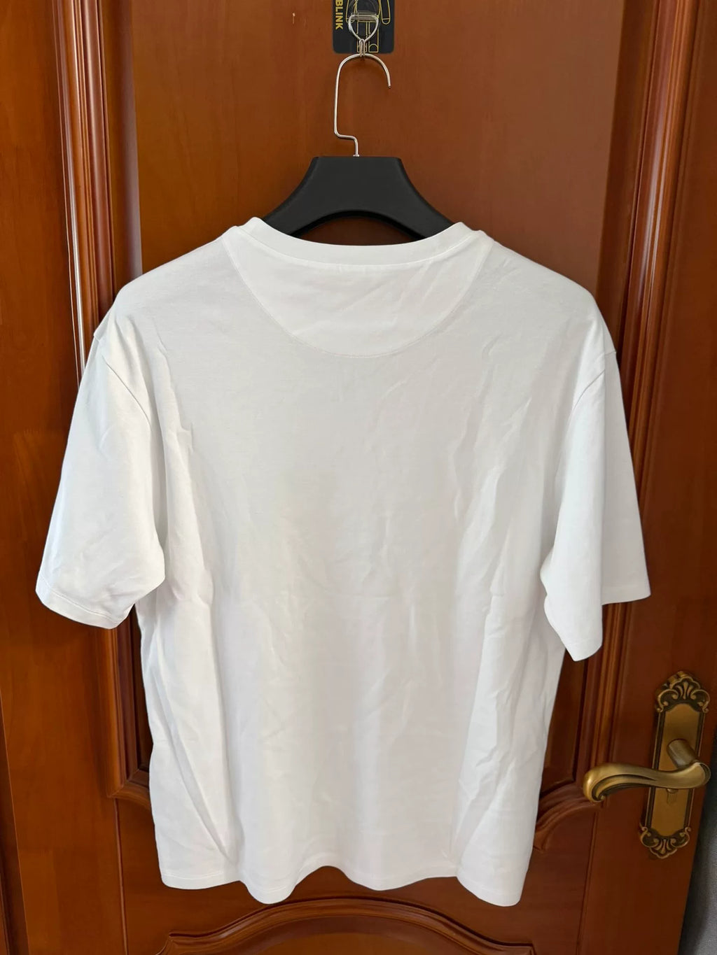 Prada White Triangle Logo Short-Sleeve T-Shirt