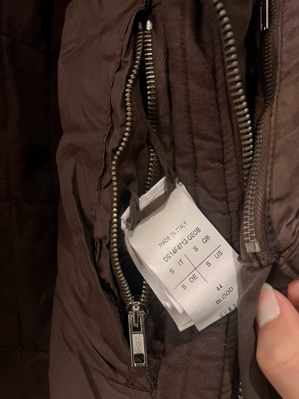 Rick Owens Pilot Cotton-Filled MA1 Bomber Jacket