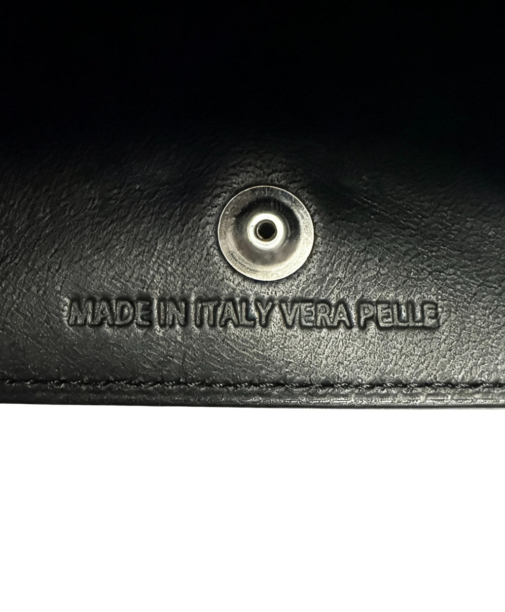 Maison Martin Margiela Silver Metallic Leather Wallet