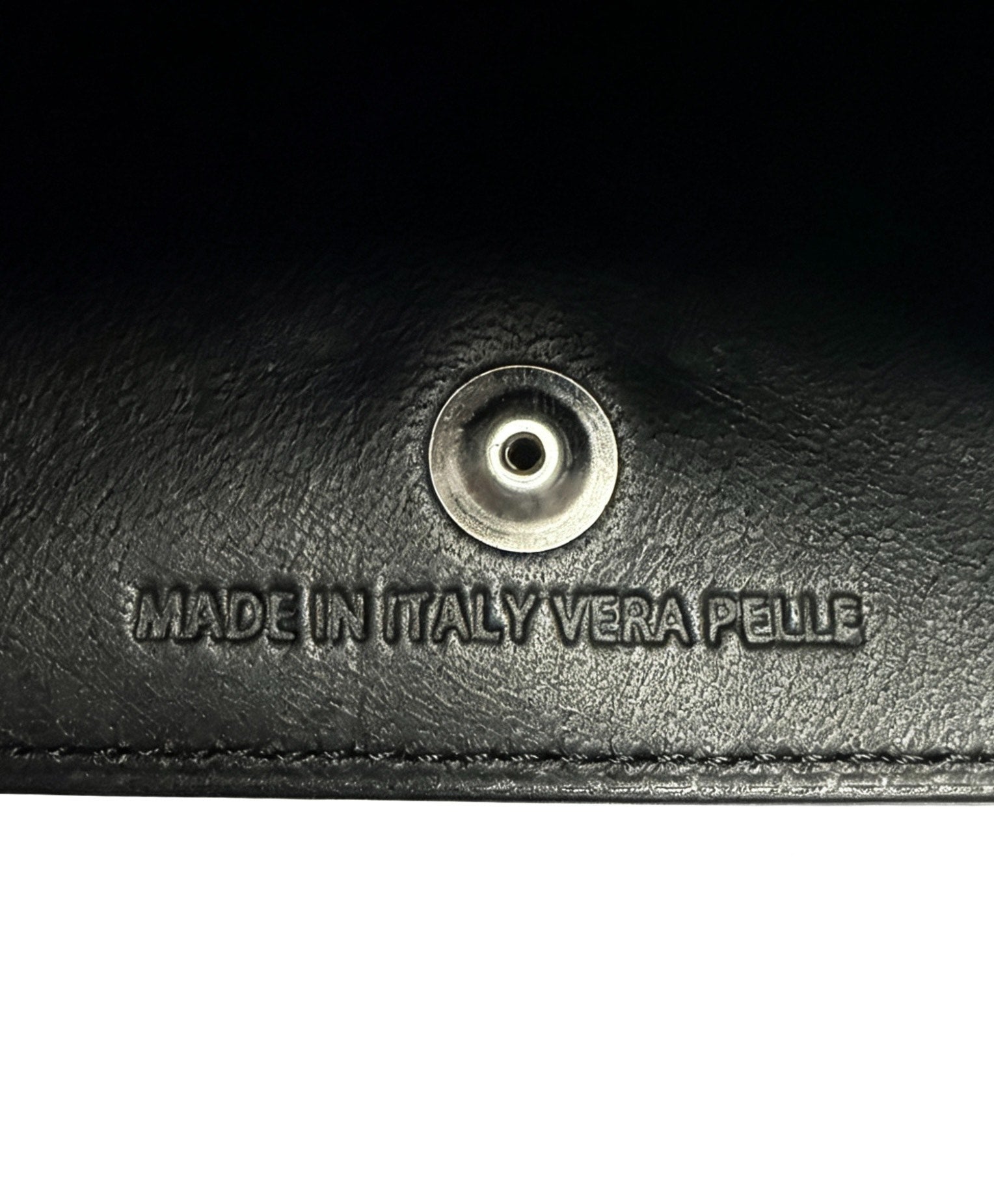 Maison Martin Margiela Silver Metallic Leather Wallet