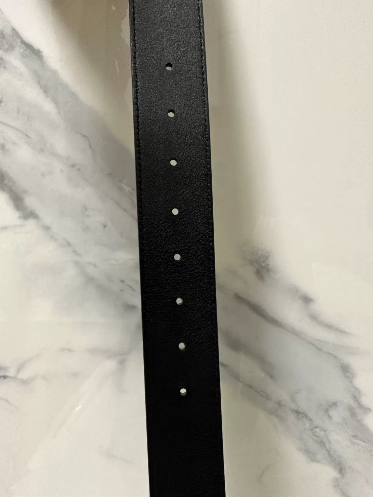Gucci Black Double G Gold Buckle Belt