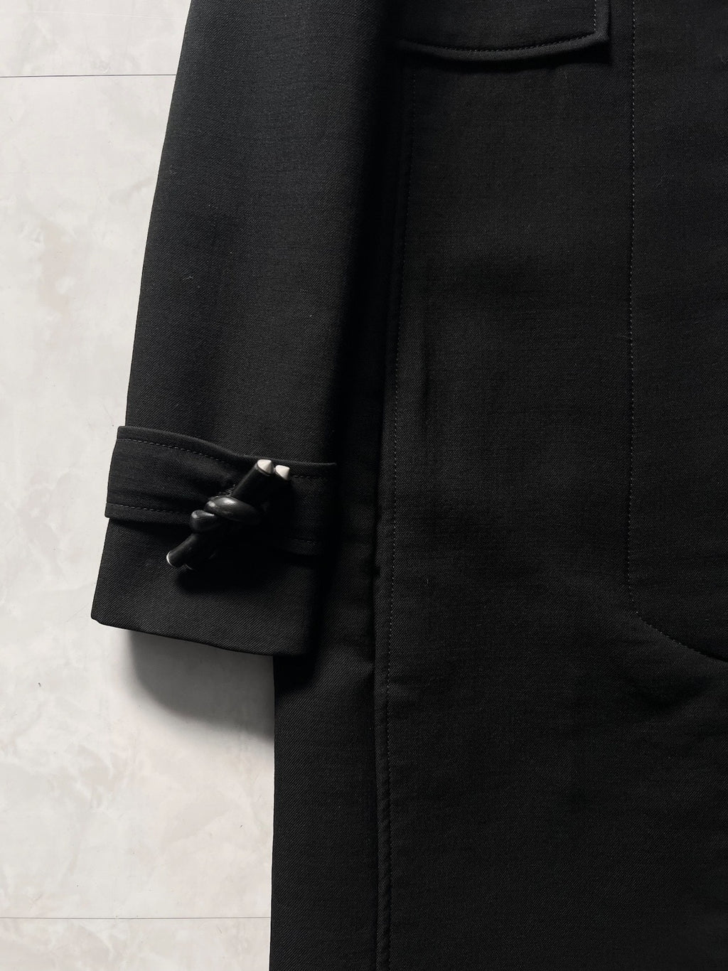 Balenciaga Black Wool Coat