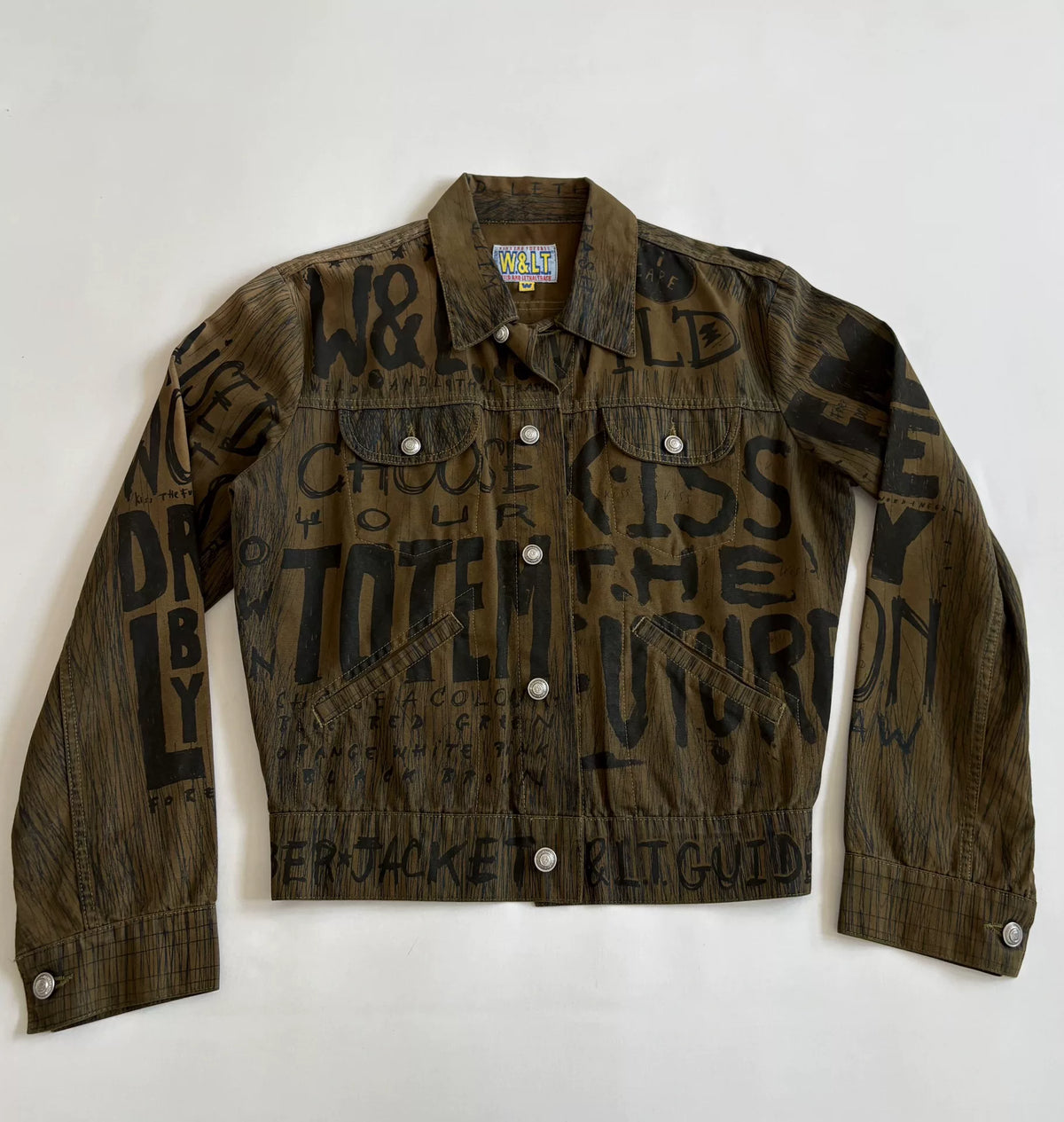 Walter van Beirendonck 1998 graffiti jacket