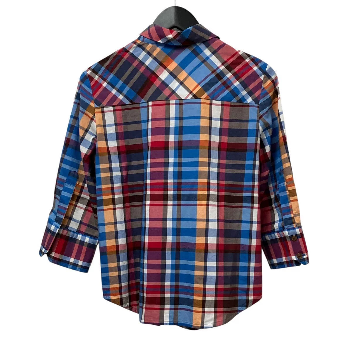 Vivienne Westwood Pleated Collar Plaid Shirt