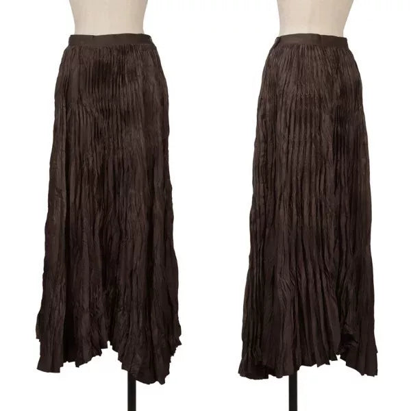 Issey Miyake Vintage Brown Pleated Skirt