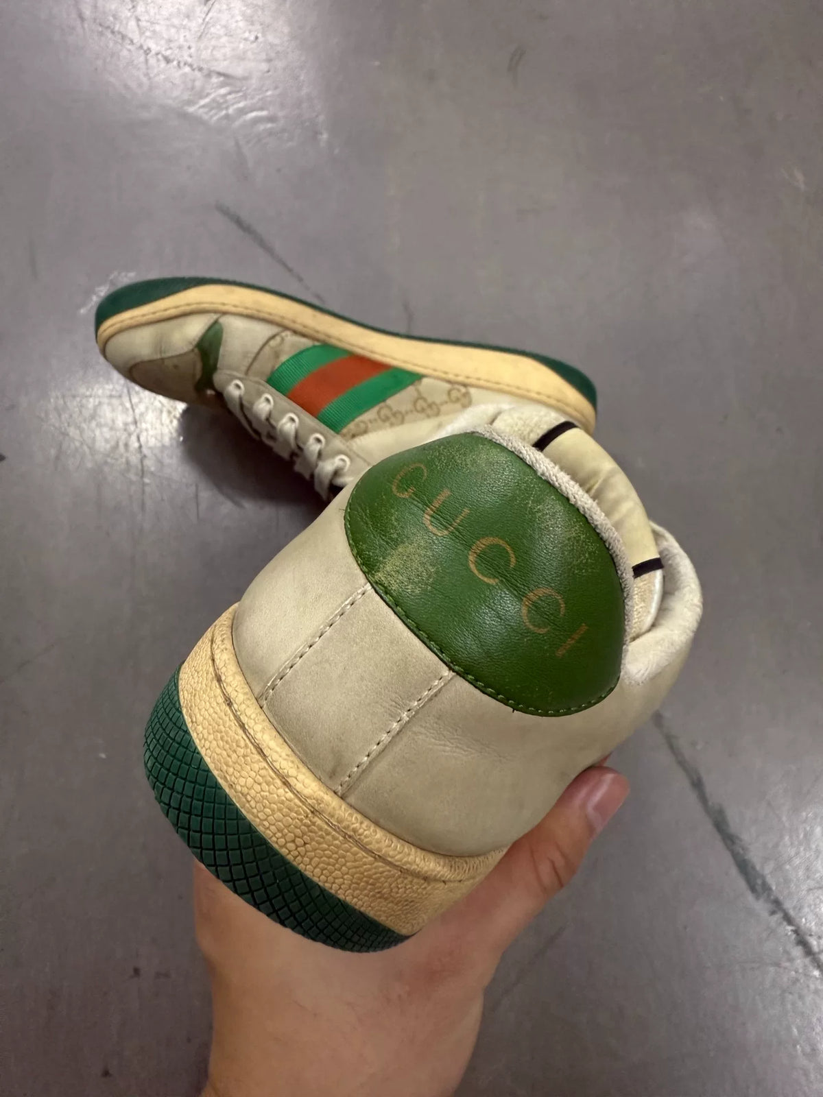 Gucci Distressed Sneakers