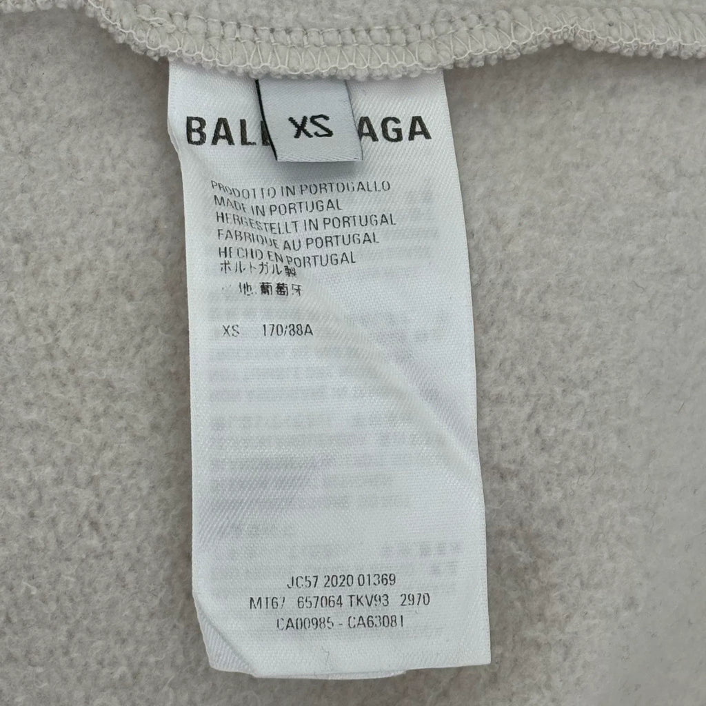 Balenciaga Pleated Sleeveless Vest Hoodie Boomerang Embroidered Short Sleeve Hoodie