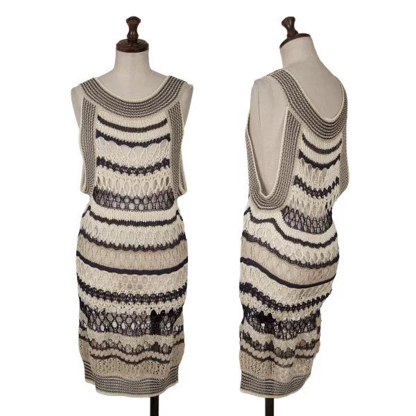 Jean Paul Gaultier Vintage Black White Striped Dress