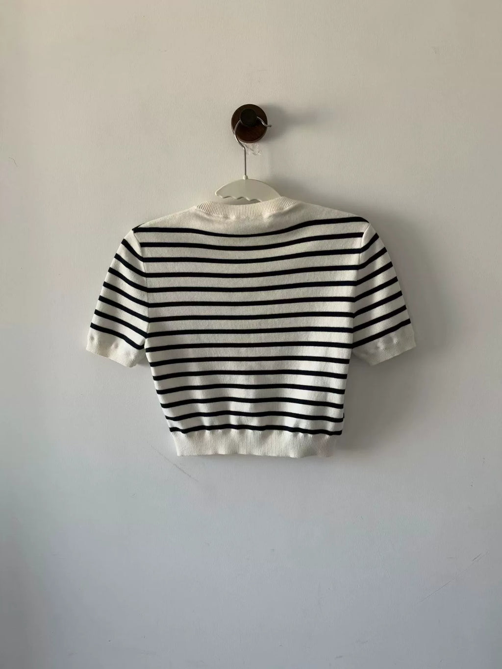 Miu Miu Striped Knit Top