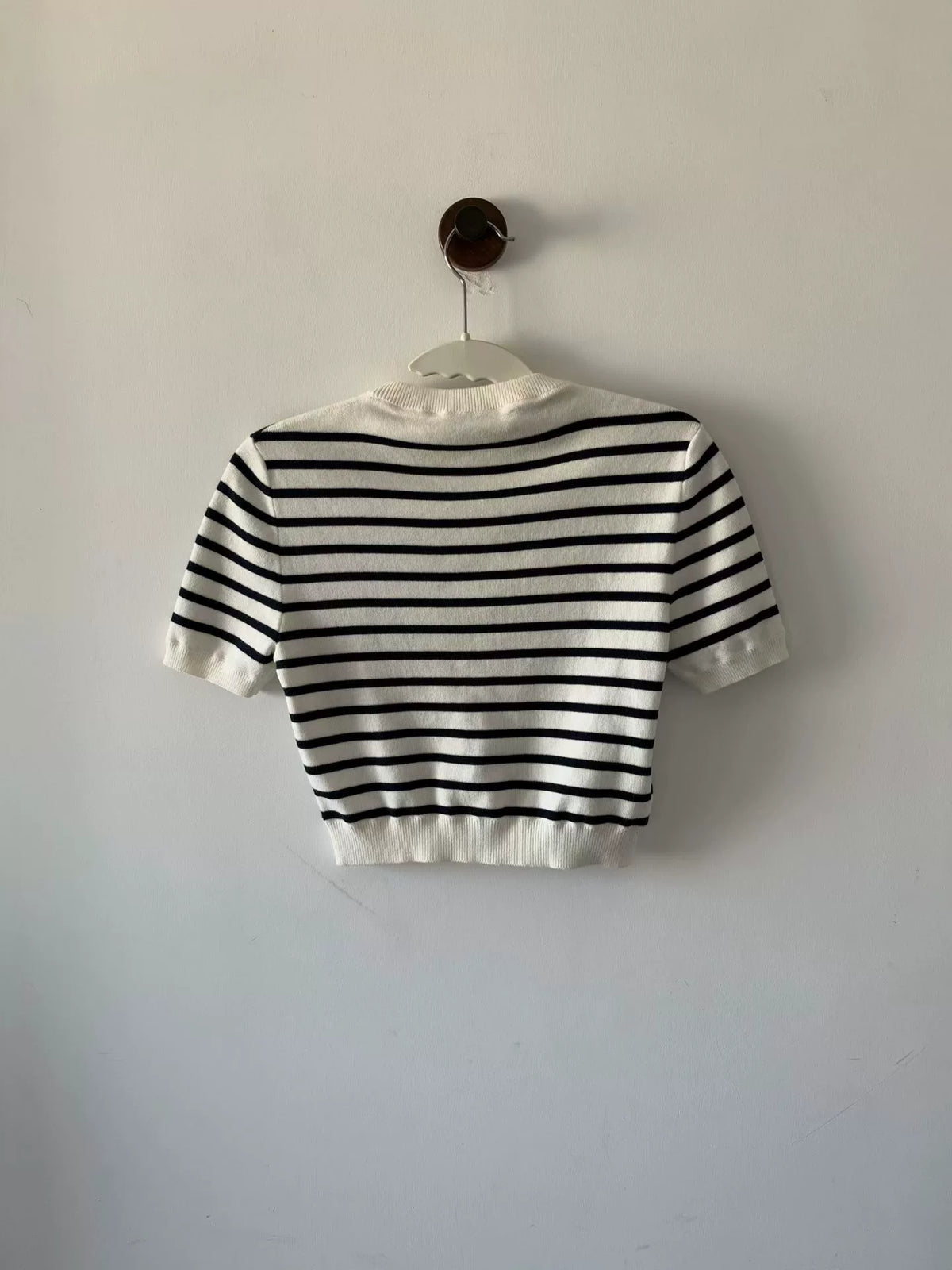 Miu Miu Striped Knit Top