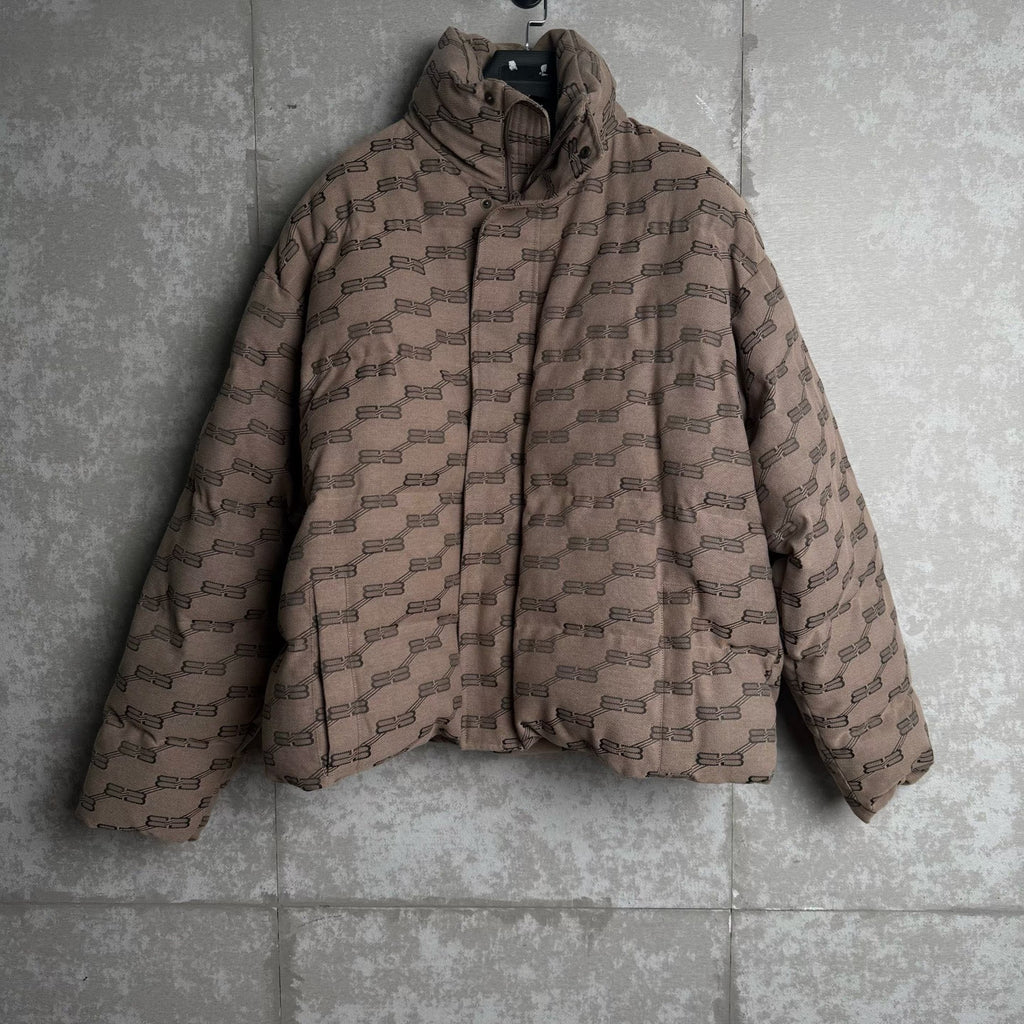 Balenciaga logo cotton-padded jacket