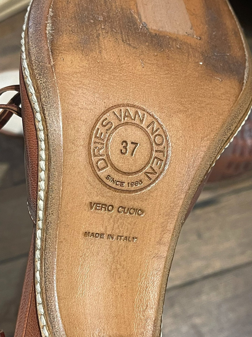 Dries Van Noten 90s Multi-Strap Pointed-Toe Thin High-Heel Shoes