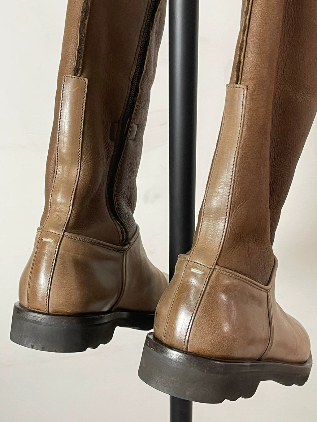 Maison Martin Margiela Fleece‑lined Military Boots