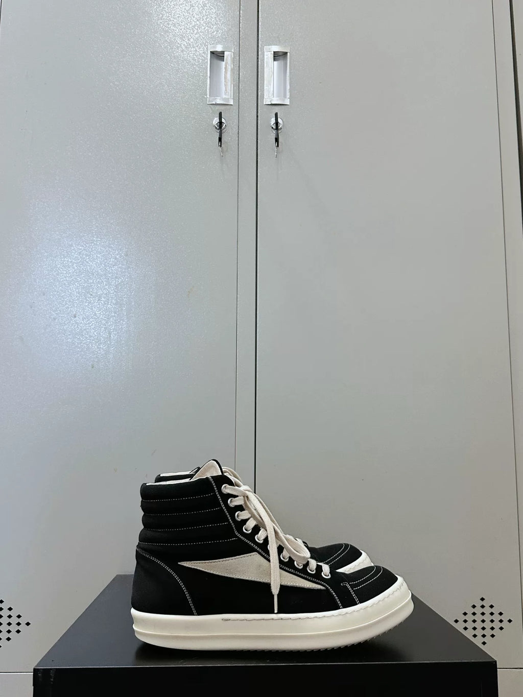Rick Owens DRKSHDW Boat Sneakers | Black
