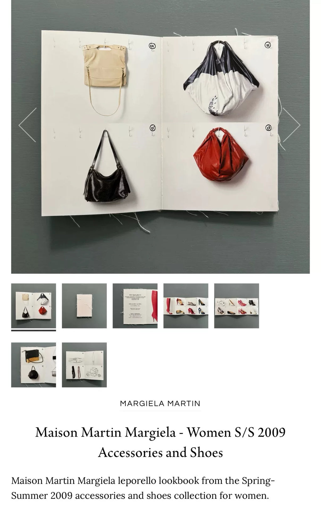 Maison Martin Margiela Horsehide Dumpling Bag Monk Bag