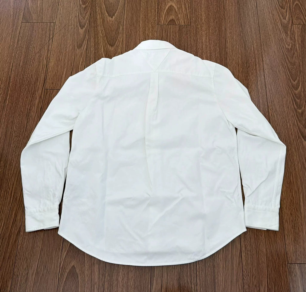 Bottega Veneta White Triangular Beaded Shirt Jacket