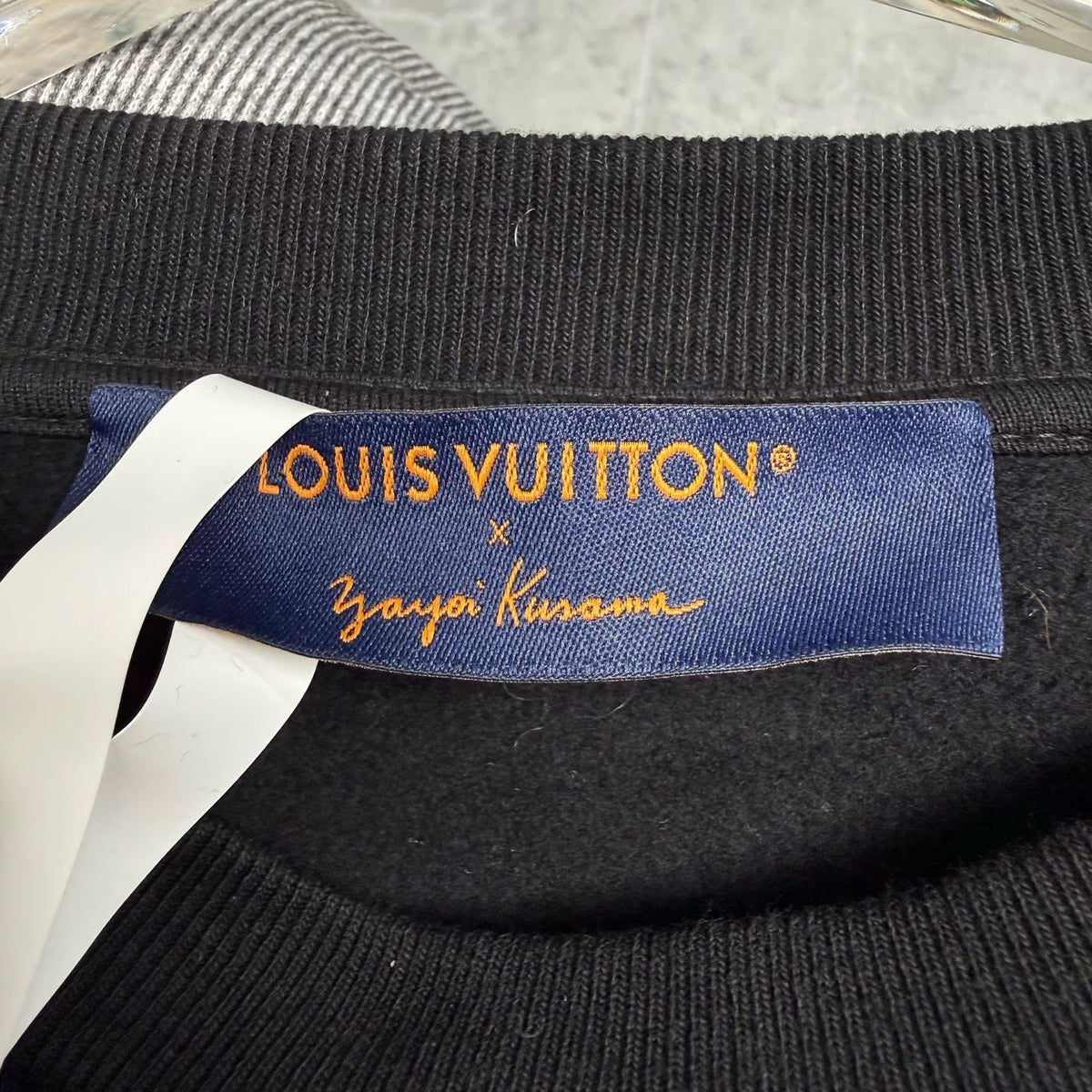 Louis Vuitton Black Polka Dot Print Sweatshirt