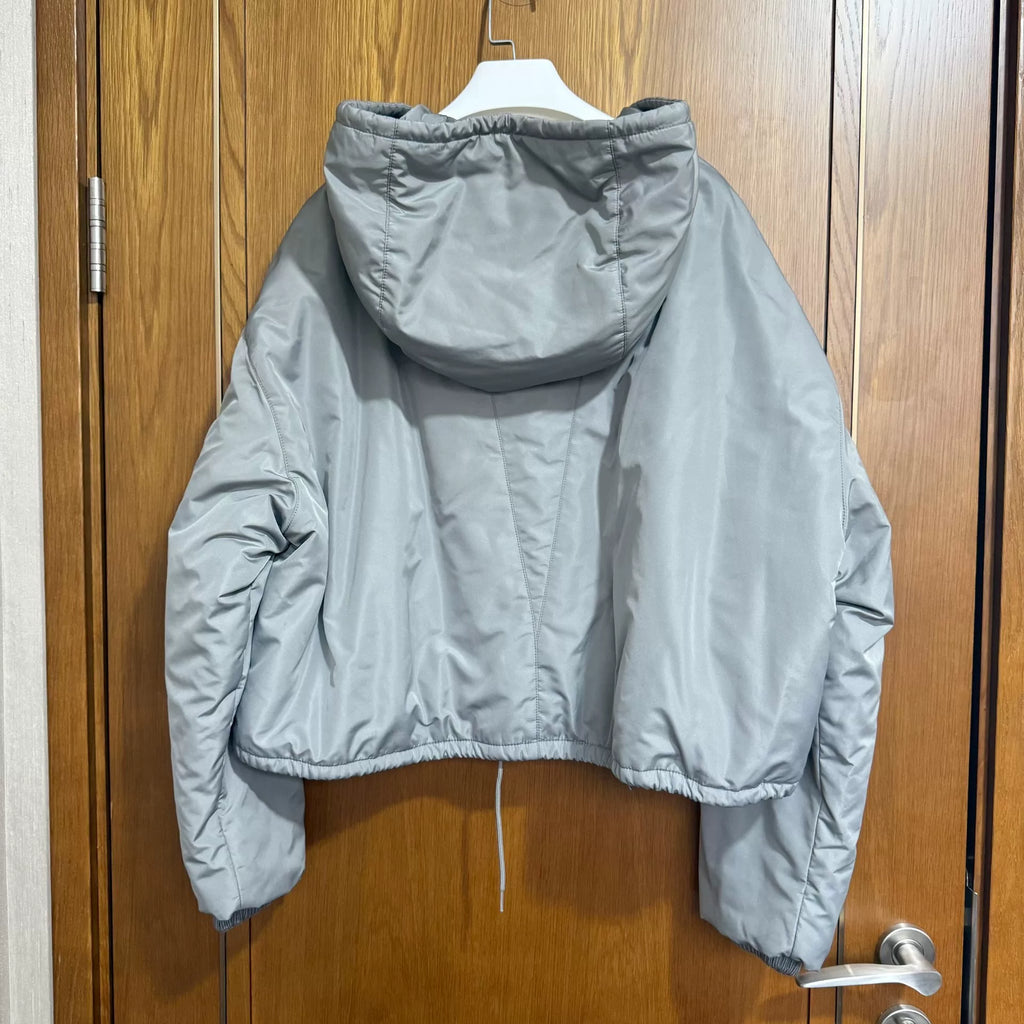 Miu Miu Pocket Logo Cotton Jacket