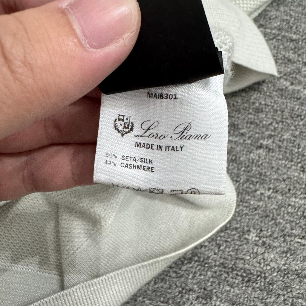 Loro Piana Silk Cashmere Long Sleeve Top