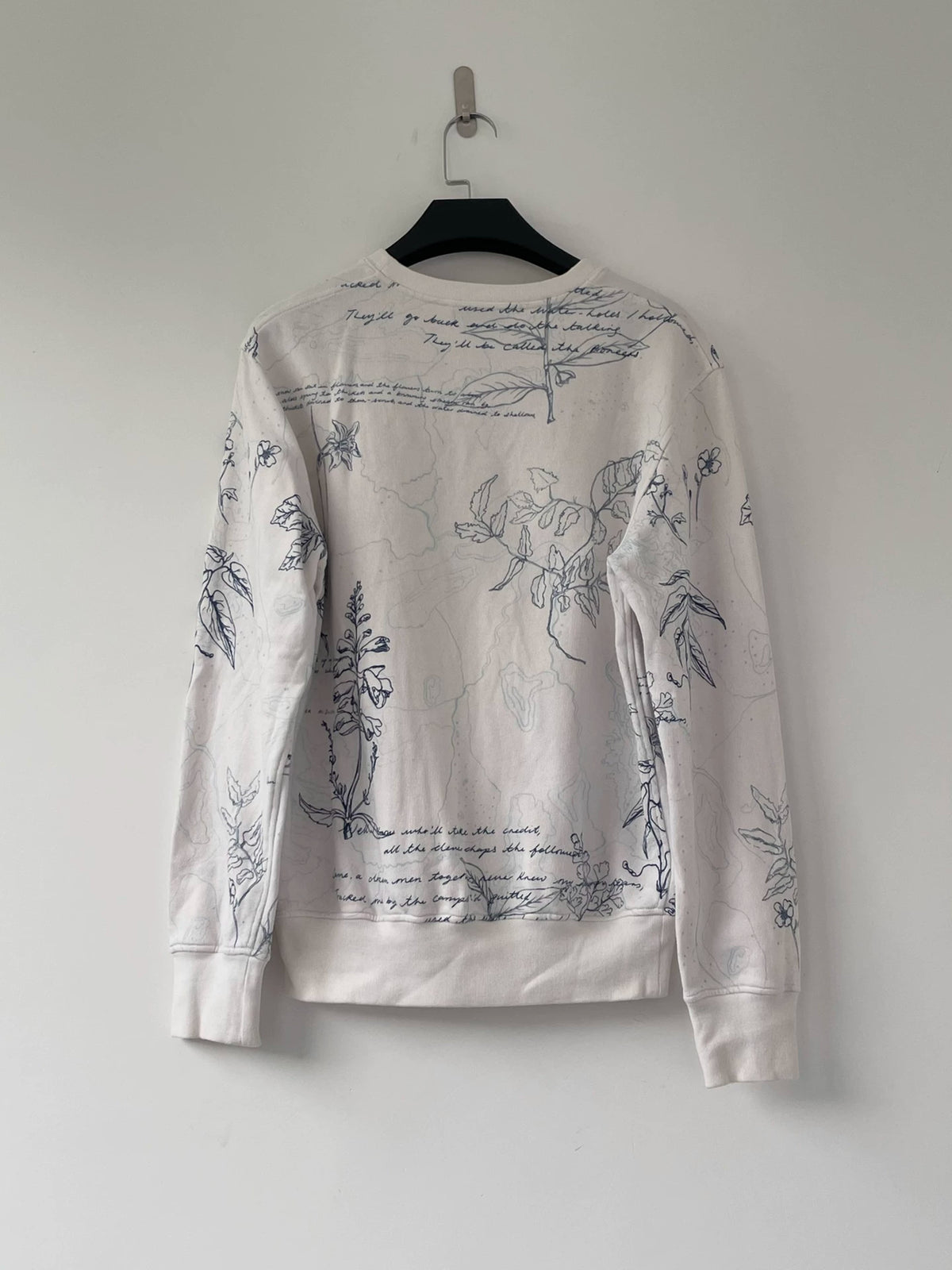 Alexander McQueen 16SS Manuscript Sweatshirt