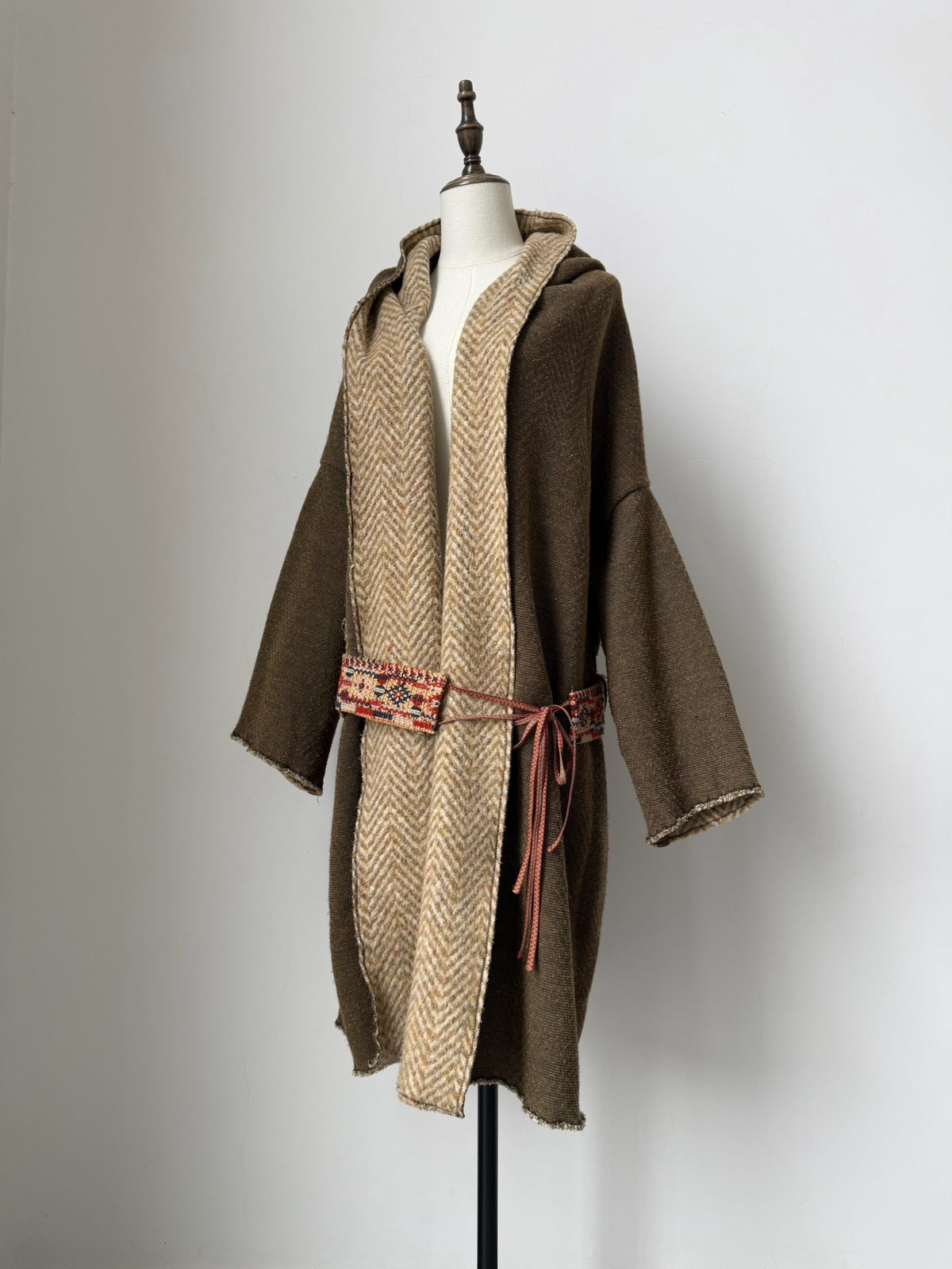 Kapital Kazuhiko Hirata Vintage Long Robe Hooded Coat