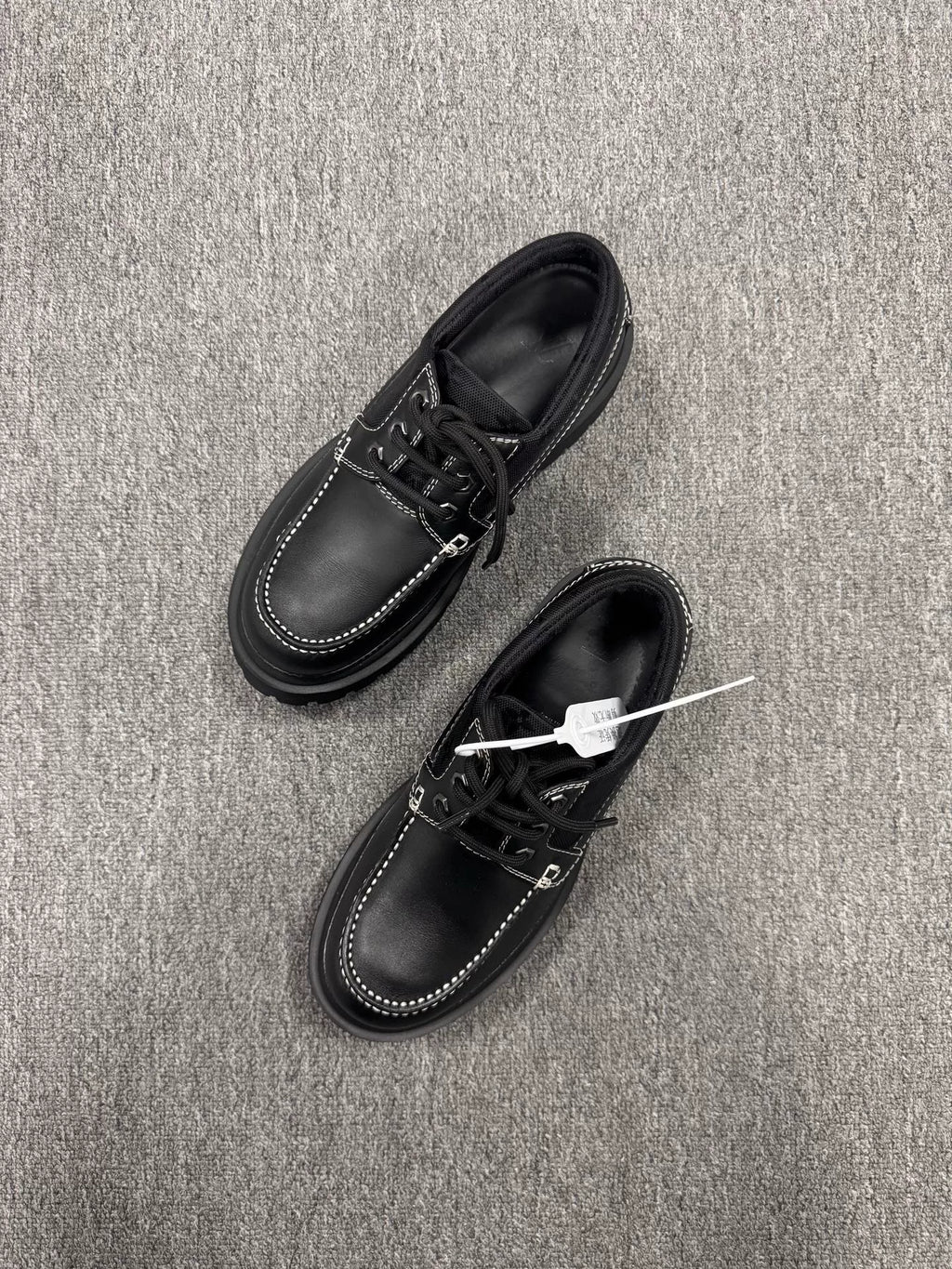 Louis Vuitton Remix Black Round-Toe Platform Leather Loafers