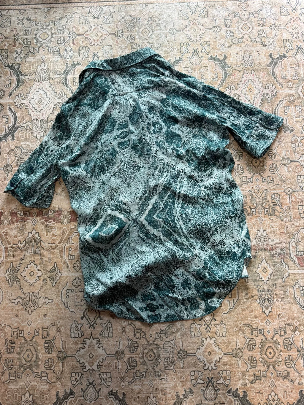 Louis Vuitton FW21 Marble Print Shirt