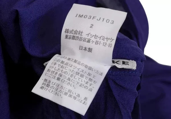 Issey Miyake Vintage Purple Pleated Top