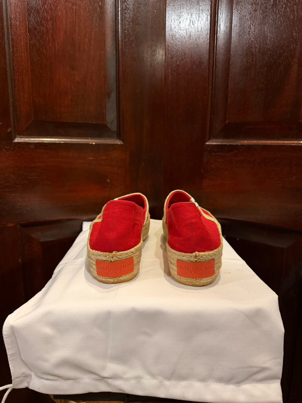 mastermind Japan × VISVIM SS12 Red Prima Thick-Sole Woven Linen Boots