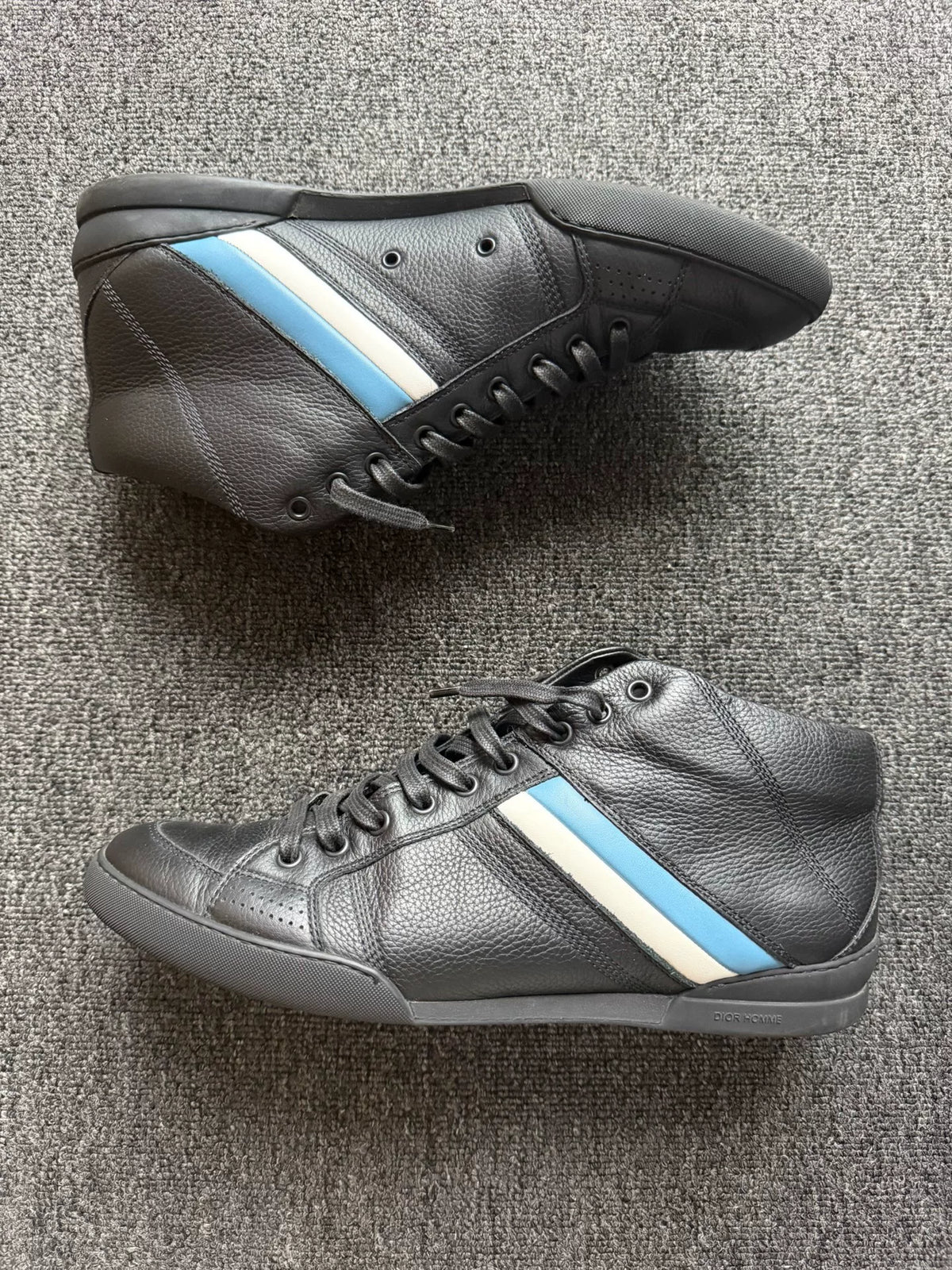 Dior Homme B01 Sneakers Black Leather High Top Trainers