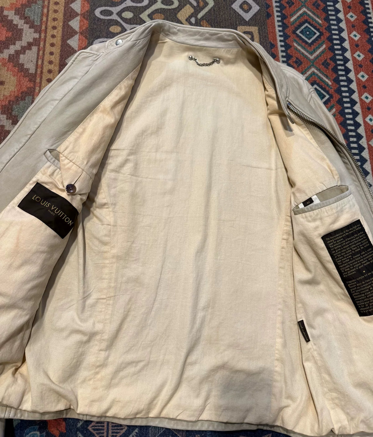 Louis Vuitton Motorcycle Leather Jacket