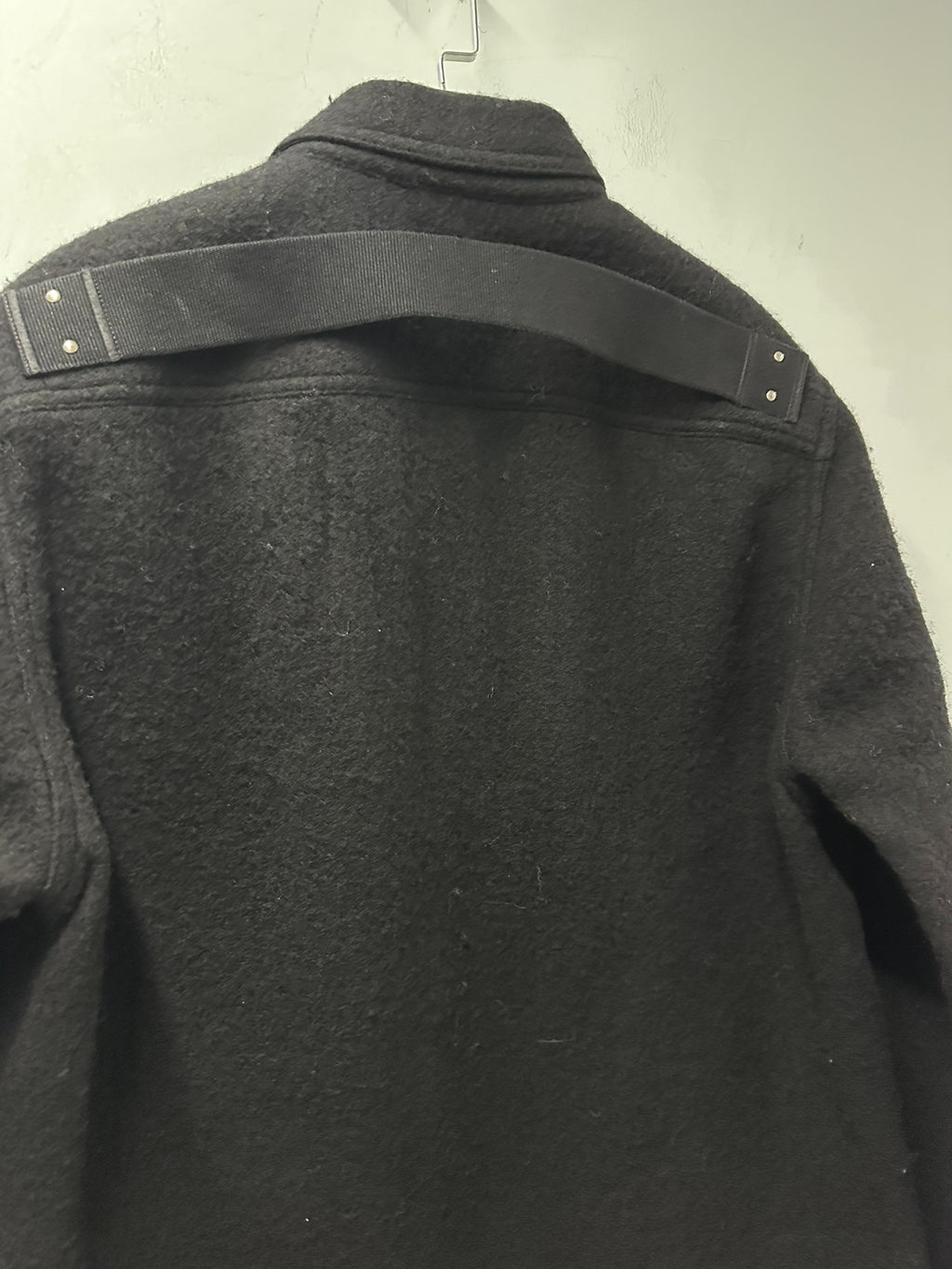 Rick Owens wool shirt jacket