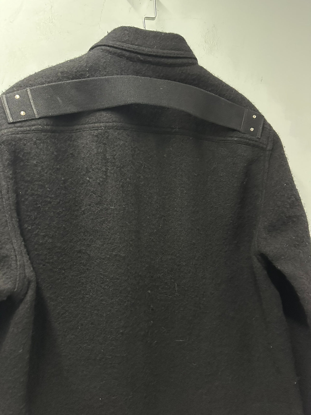 Rick Owens wool shirt jacket