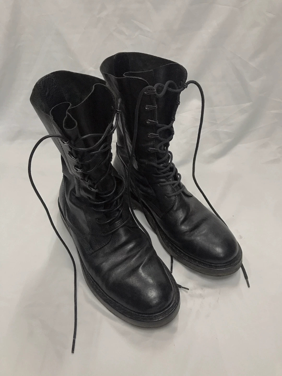 Ann Demeulemeester SS12 Strap Leather Boots