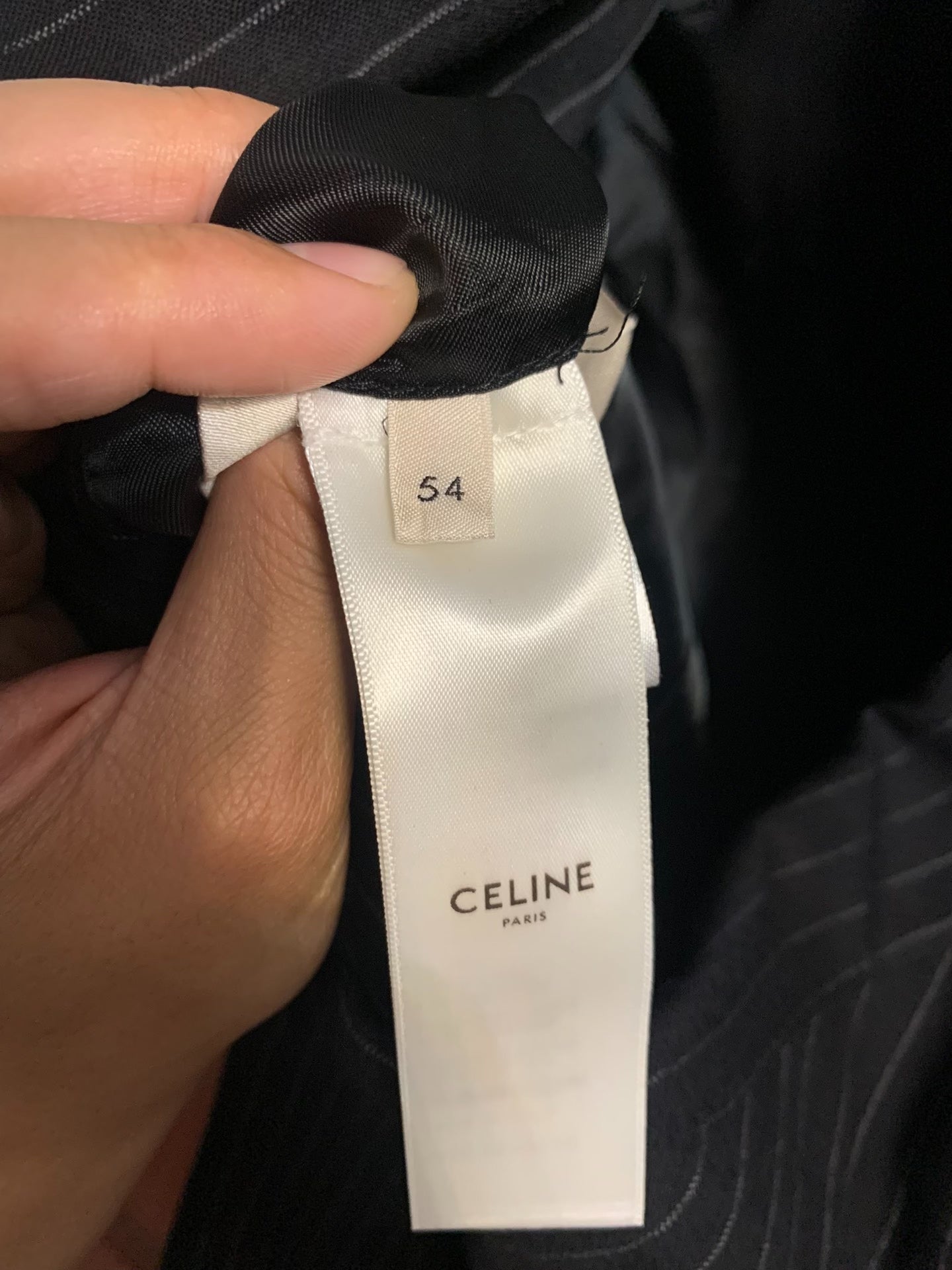 Celine 19FW Striped Double-Breasted Suit