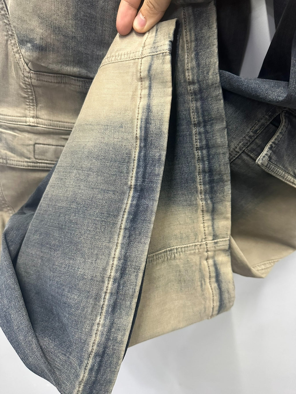 Rick Owens 23SS Bela cargo gradient jeans