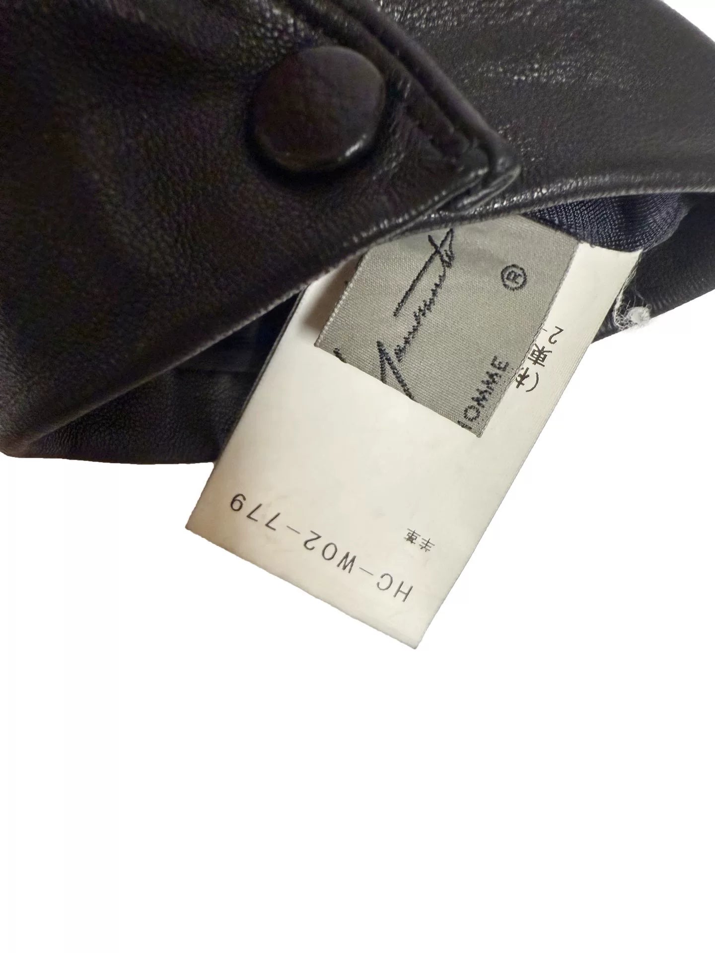 Yohji Yamamoto Pour Homme Mainline Leather Gloves