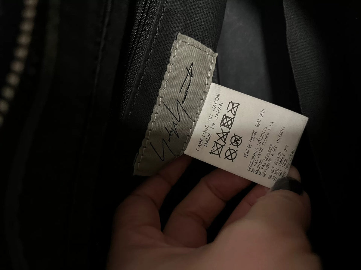 Yohji Yamamoto Zipper Handbag
