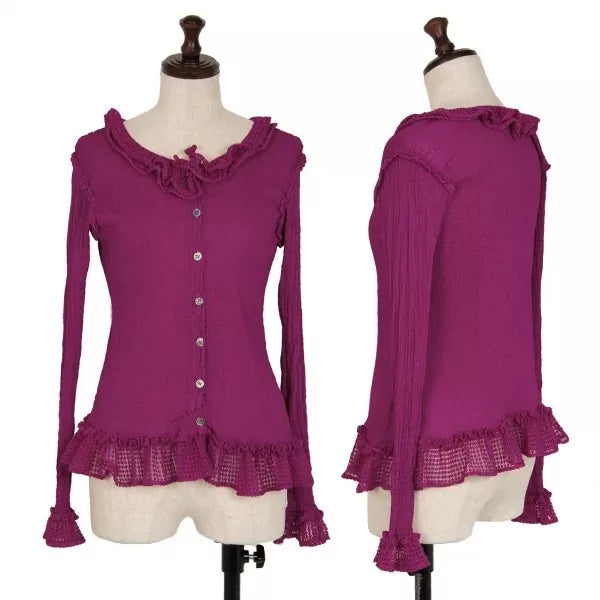 Issey Miyake Vintage Pink Pleated Top