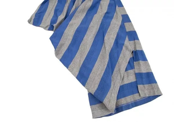 Issey Miyake Vintage Grey Striped Knit Skirt