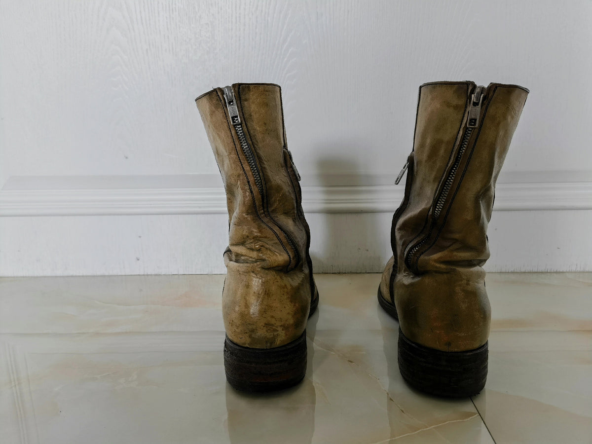 a1923 ccp M.A + Paul Harnden double-zip long boots