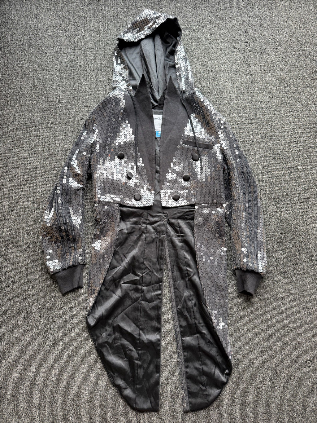 jeremy scott adidas Sequined tailcoat