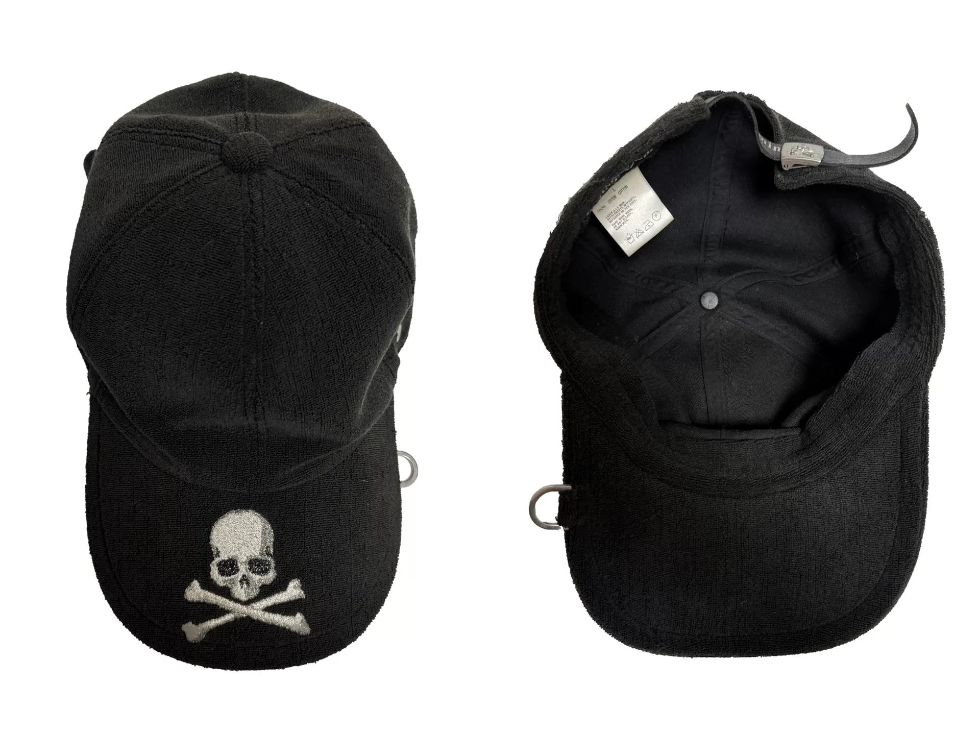 Mastermind Japan 10SS Mainline Terry Silver Embroidered Skull Baseball Cap