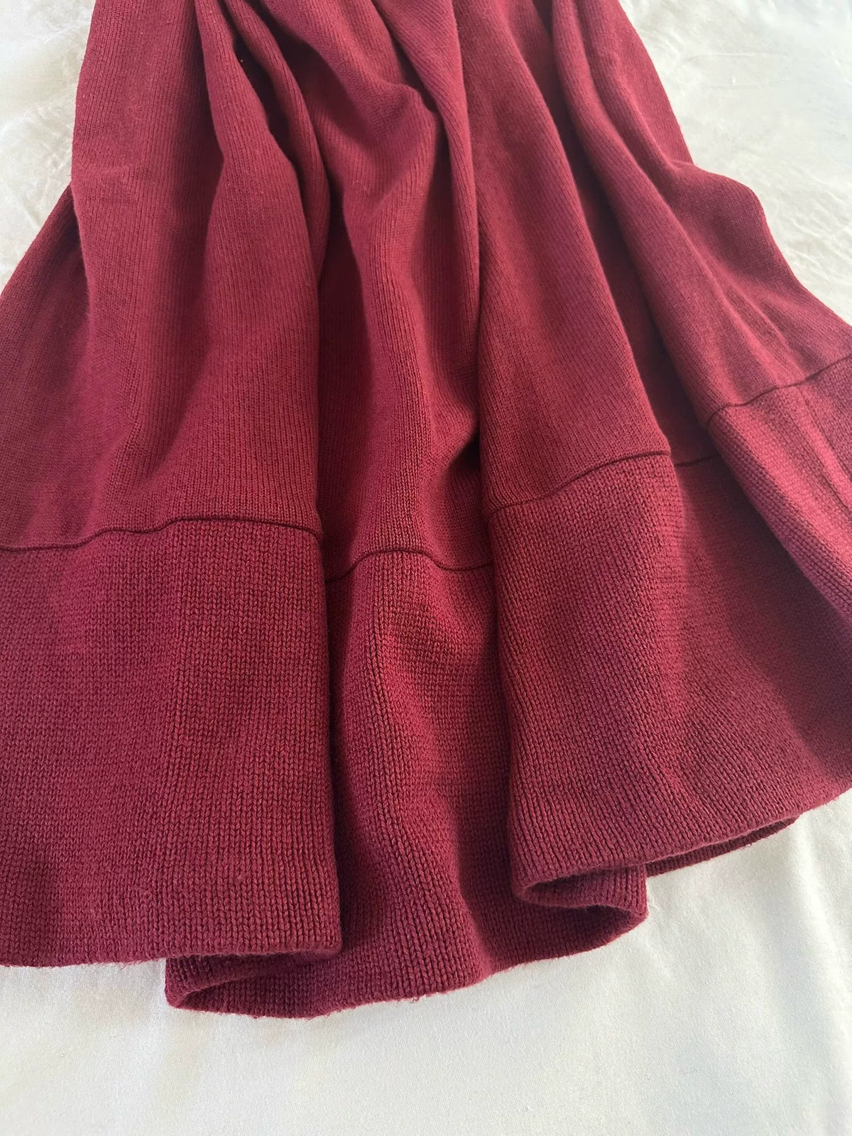 Comme Des Garcons 1996 Midi Wool Skirt