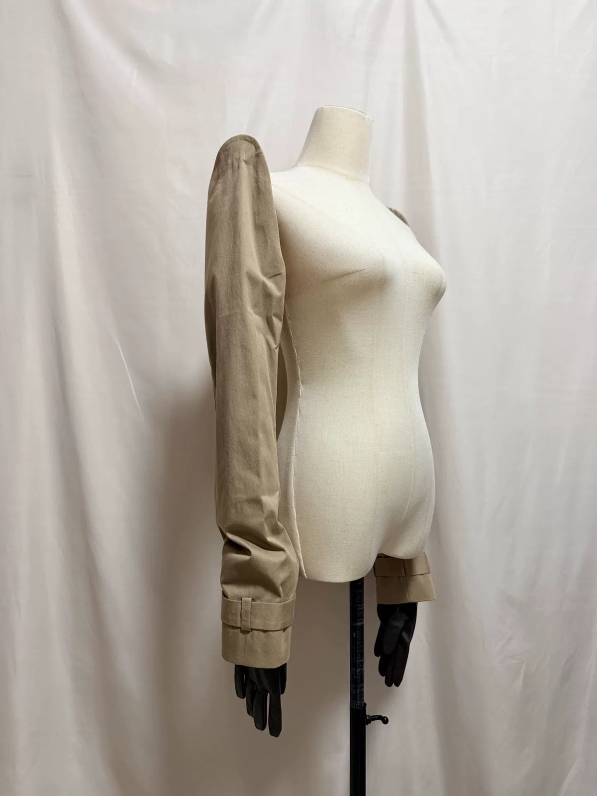 Maison Margiela 12AW Deconstructed Gloves Beige