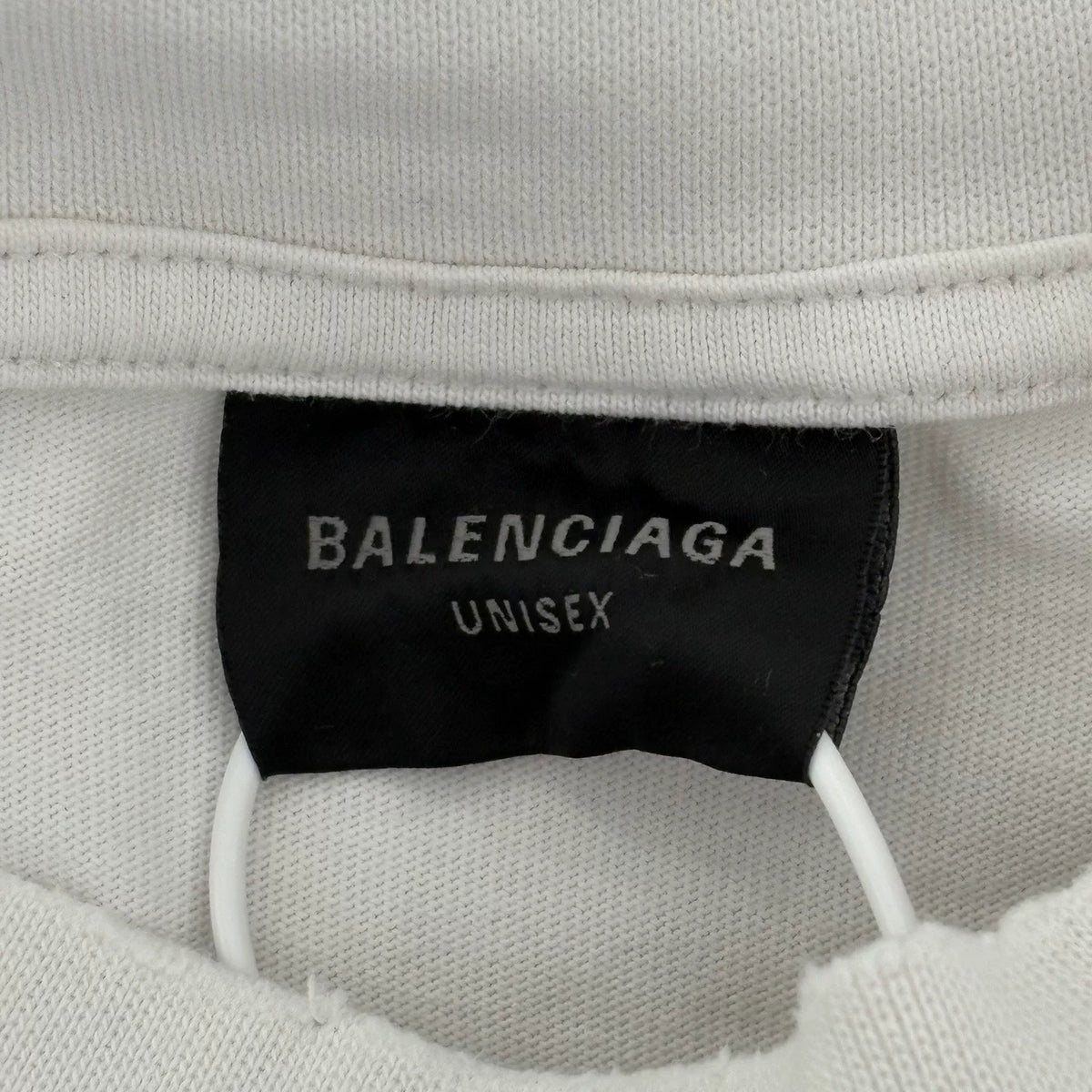 Balenciaga SS24 Ripped Logo Foam Letter Print Short Sleeve T-Shirt